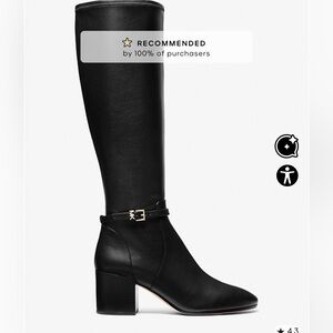 Michael Kors Ella Black Heel. $345 MSRP